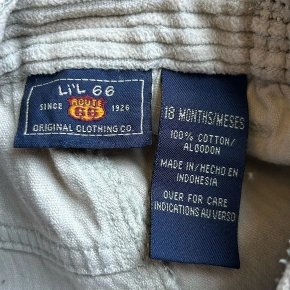 Vintage Lil 66 Route Corduroy Pants - Picture 3 of 3